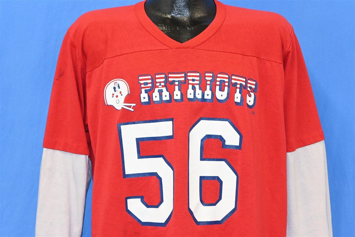 80s New England Patriots Andre Tippett NFL t-shirt Extra product image 1