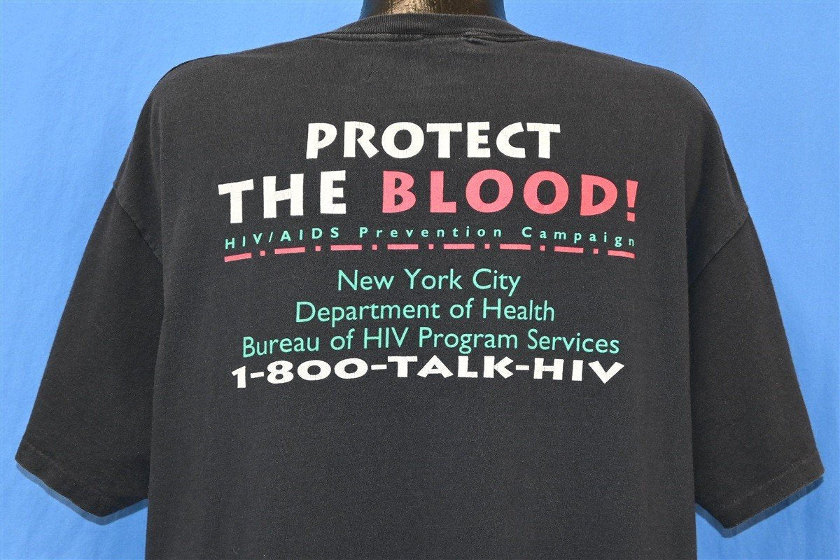 90s Umoja Sasa HIV AIDS Prevention NYC t-shirt Extra Large product image 3