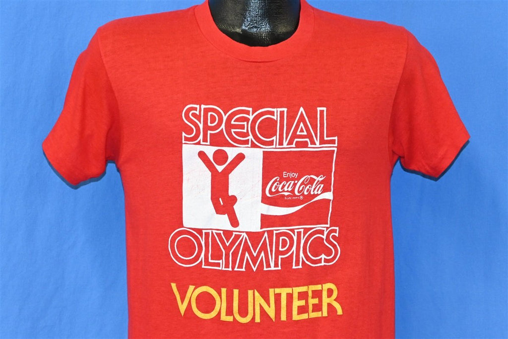 70s Enjoy Coca Cola Special Olympics Volunteer t-shirt Small product image 1