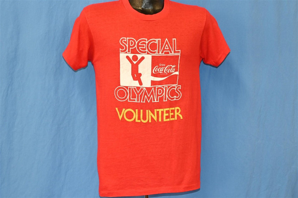 70s Enjoy Coca Cola Special Olympics Volunteer t-shirt Small product image 2