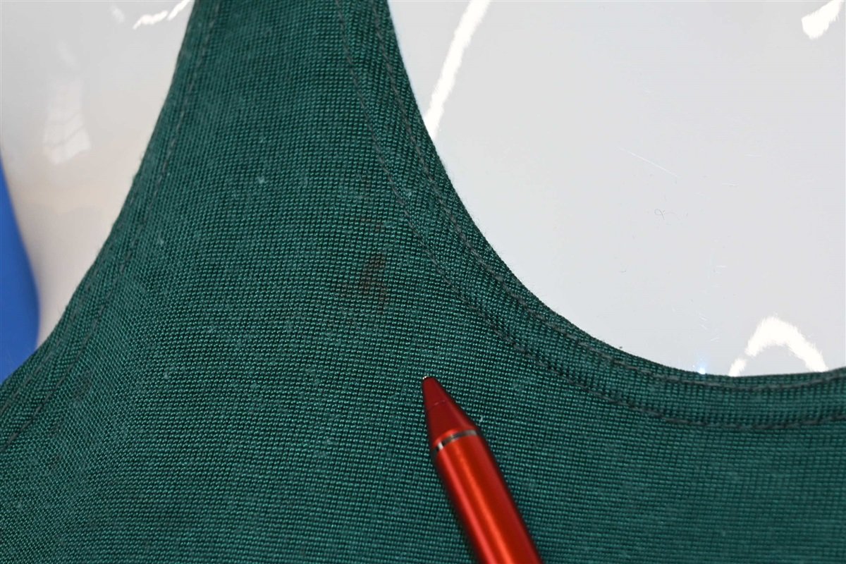 70s Green Gold Silk Screen Stripe Jersey Tank t-shirt Small product image 5