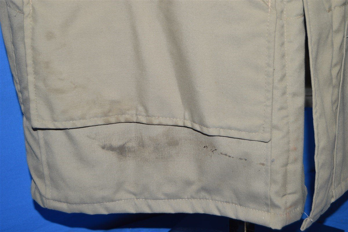80s Saf-T-Bak Khaki Water Repellent Hunting Jacket Large product image 3