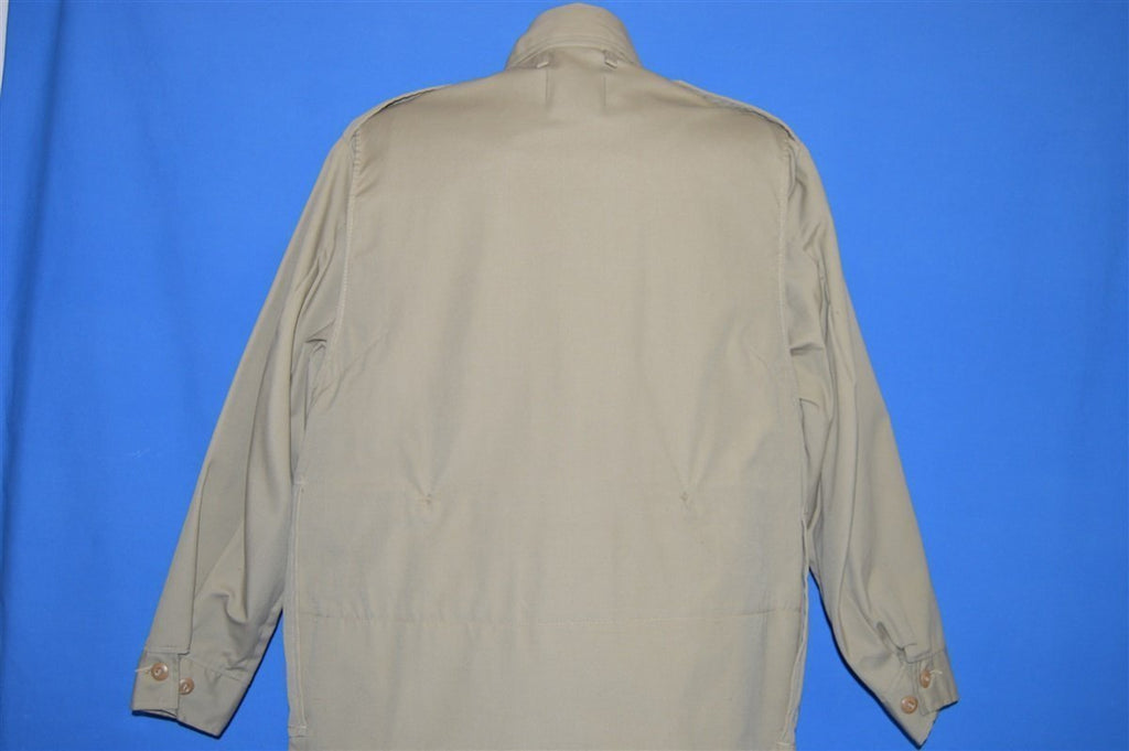 80s Saf-T-Bak Khaki Water Repellent Hunting Jacket Large product image 4