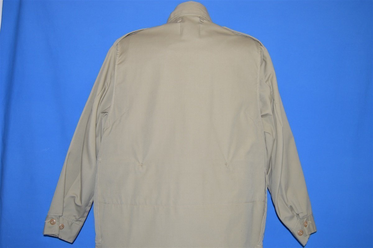 80s Saf-T-Bak Khaki Water Repellent Hunting Jacket Large product image 4