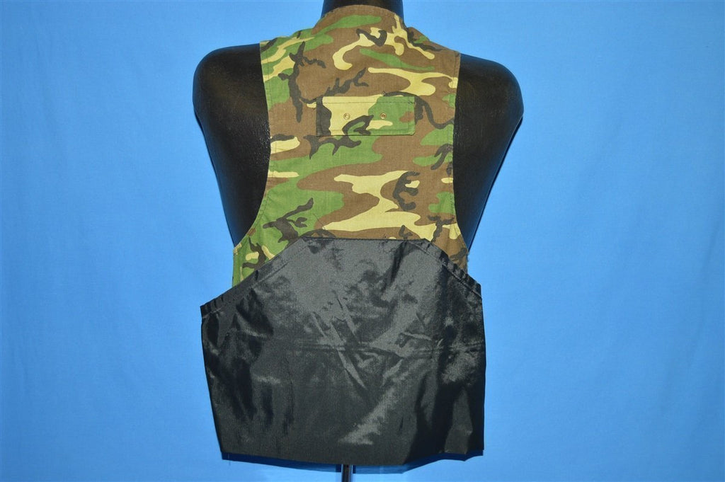 80s Woodland Camo Hunting Vest Small product image 3