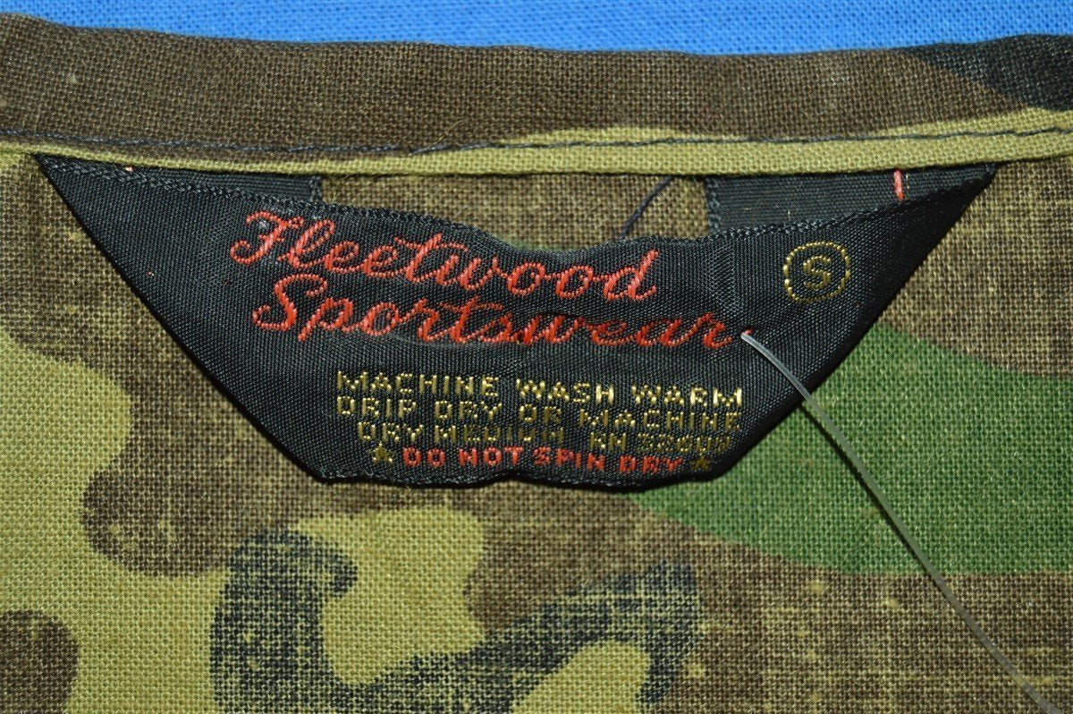 80s Woodland Camo Hunting Vest Small product image 4