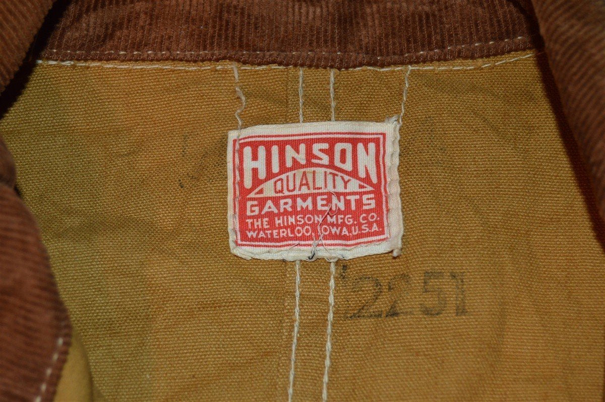 50s Hinson Brown Water Resistant Hunting Jacket Large product image 8