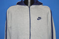 80s Nike Heather Grey Striped Track Jacket Medium product image 1