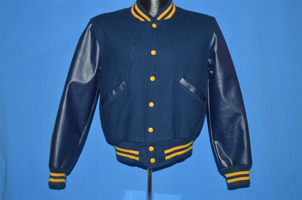 70s JKHA Wool Snap Up Letterman Jacket Youth Large product image 2