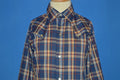 80s Winnie the Pooh Plaid Western Pearl Snap Shirt Youth product image 1
