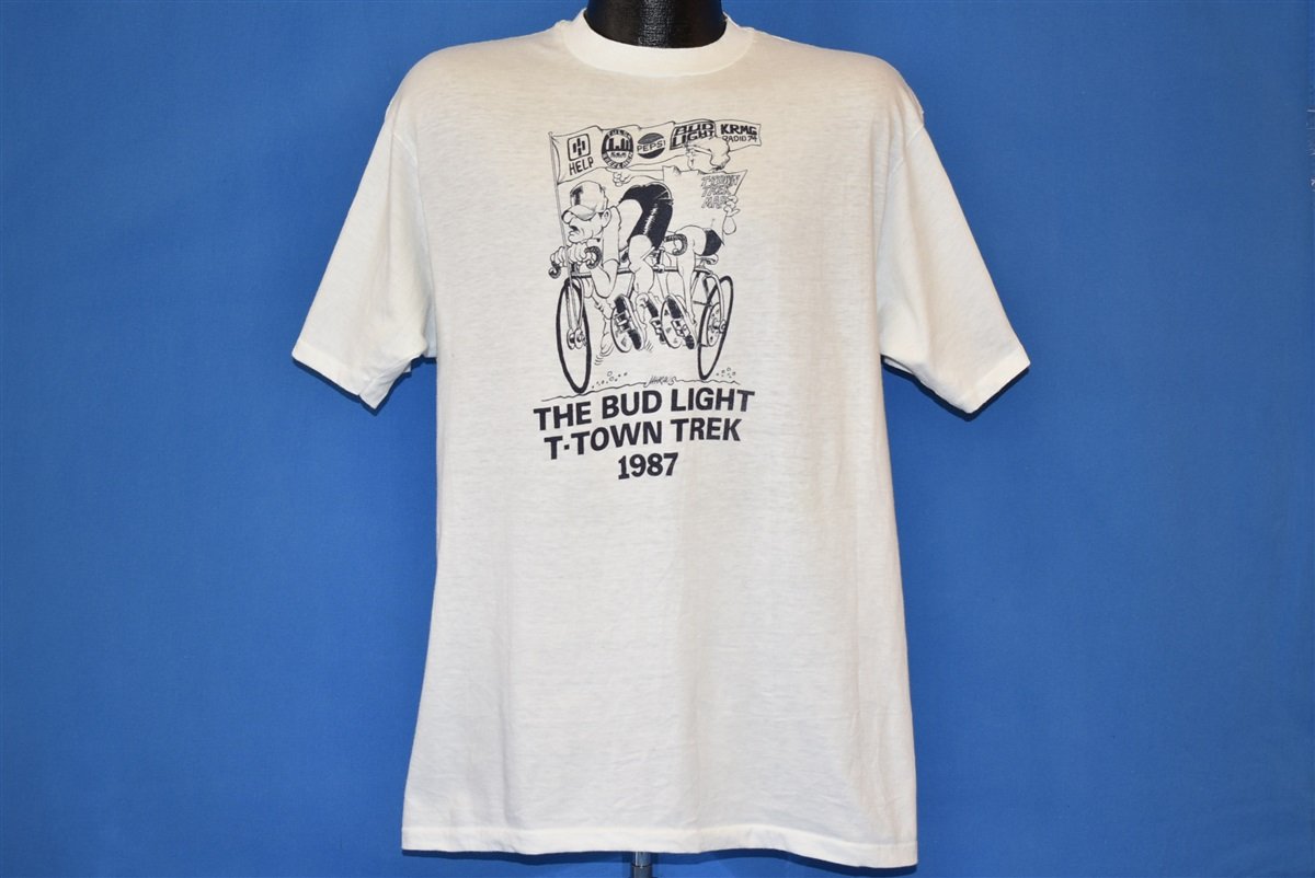 80s Bud Light T-Town Trek 1987 t-shirt Large product image 2