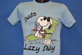 80s Snoopy Dad's Lazy Day Vacation t-shirt Small product image 1