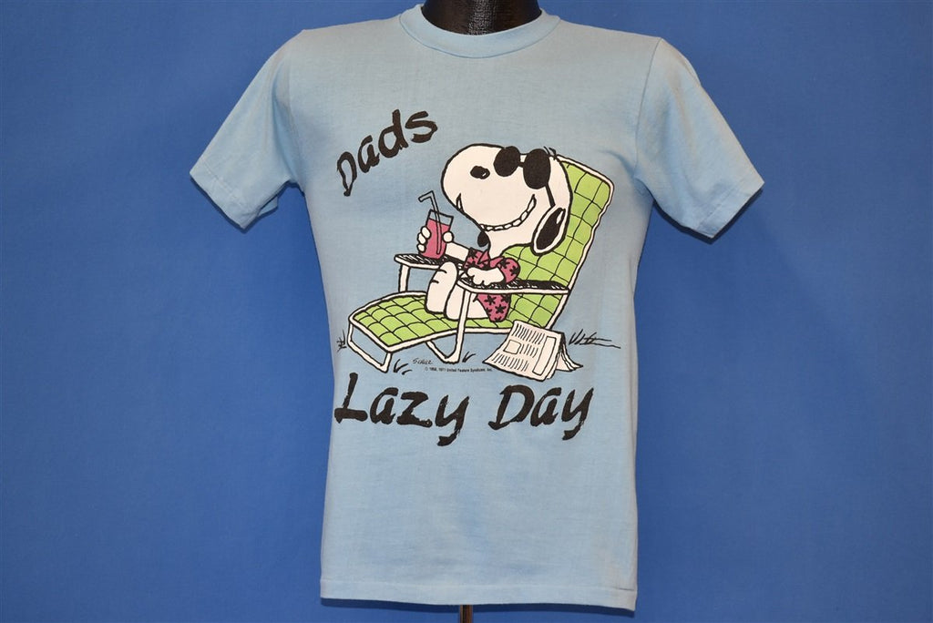 80s Snoopy Dad's Lazy Day Vacation t-shirt Small product image 2