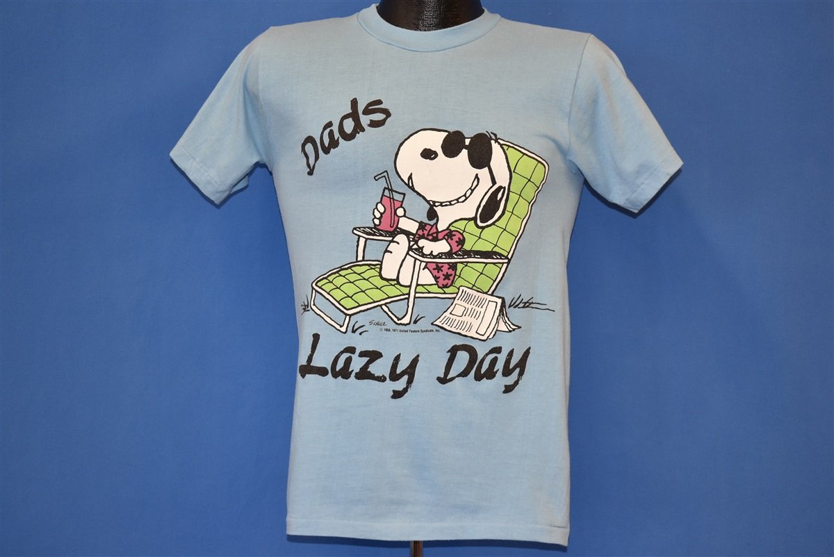 80s Snoopy Dad's Lazy Day Vacation t-shirt Small product image 2