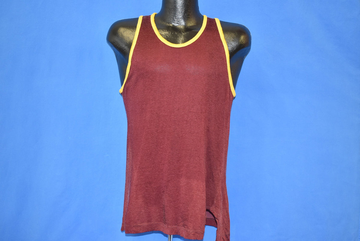 50s Southern Athletic Maroon Tank Top Jersey t-shirt Small product image 2