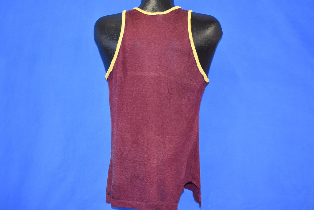 50s Southern Athletic Maroon Tank Top Jersey t-shirt Small product image 3