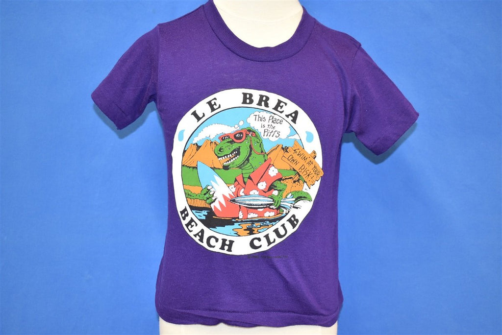 80s Le Brea Beach Club Dinosaur t-shirt Youth Medium product image 2