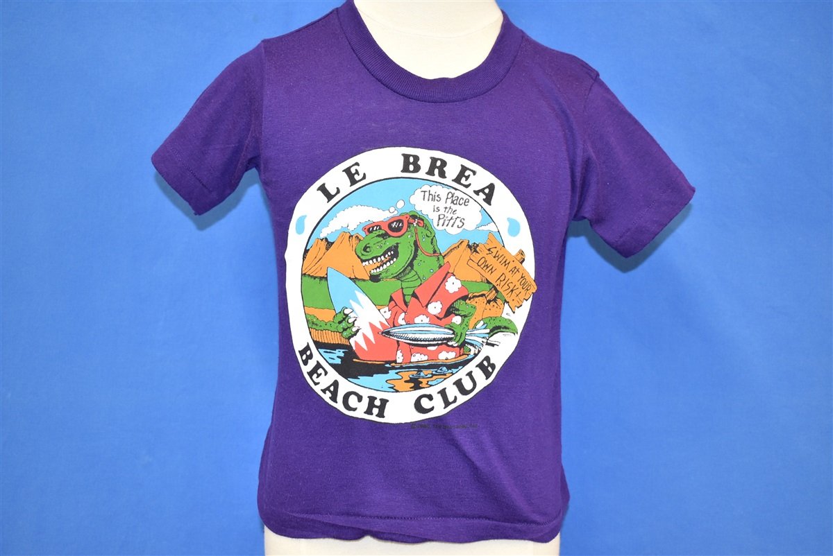 80s Le Brea Beach Club Dinosaur t-shirt Youth Medium product image 2