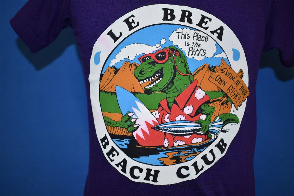 80s Le Brea Beach Club Dinosaur t-shirt Youth Medium product image 3