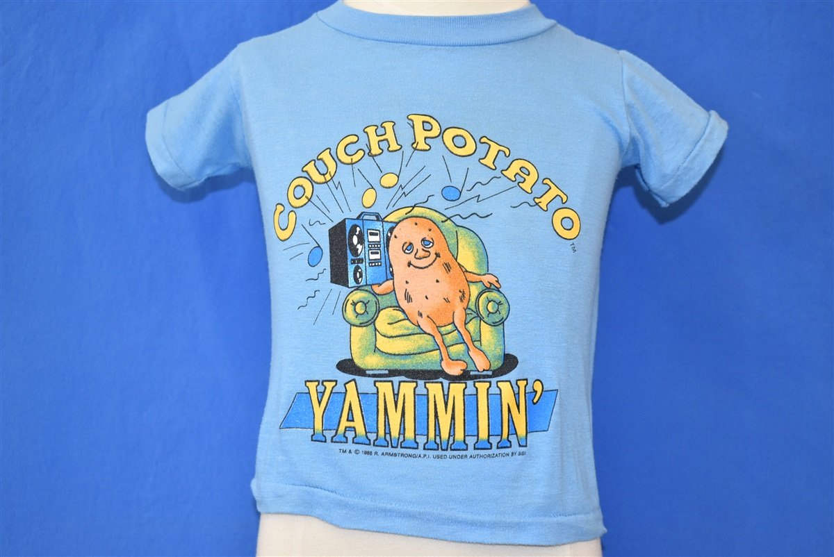 80s Couch Potato Yammin Funny t-shirt Youth 4 product image 2