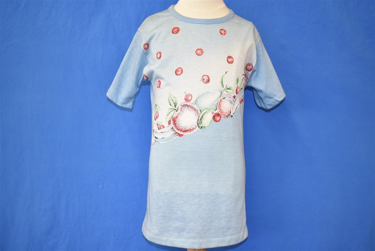 70s Deadstock Fruit Print t-shirt Youth Medium product image 2