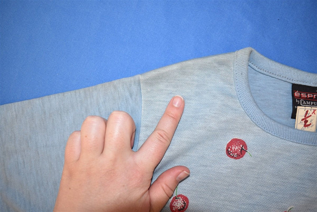 70s Deadstock Fruit Print t-shirt Youth Medium product image 4