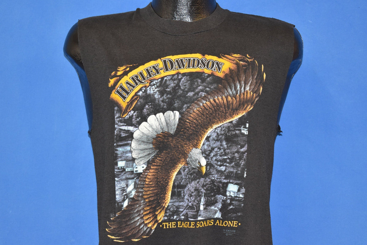 80s Harley Davidson The Eagle Soars Alone t-shirt Medium product image 1