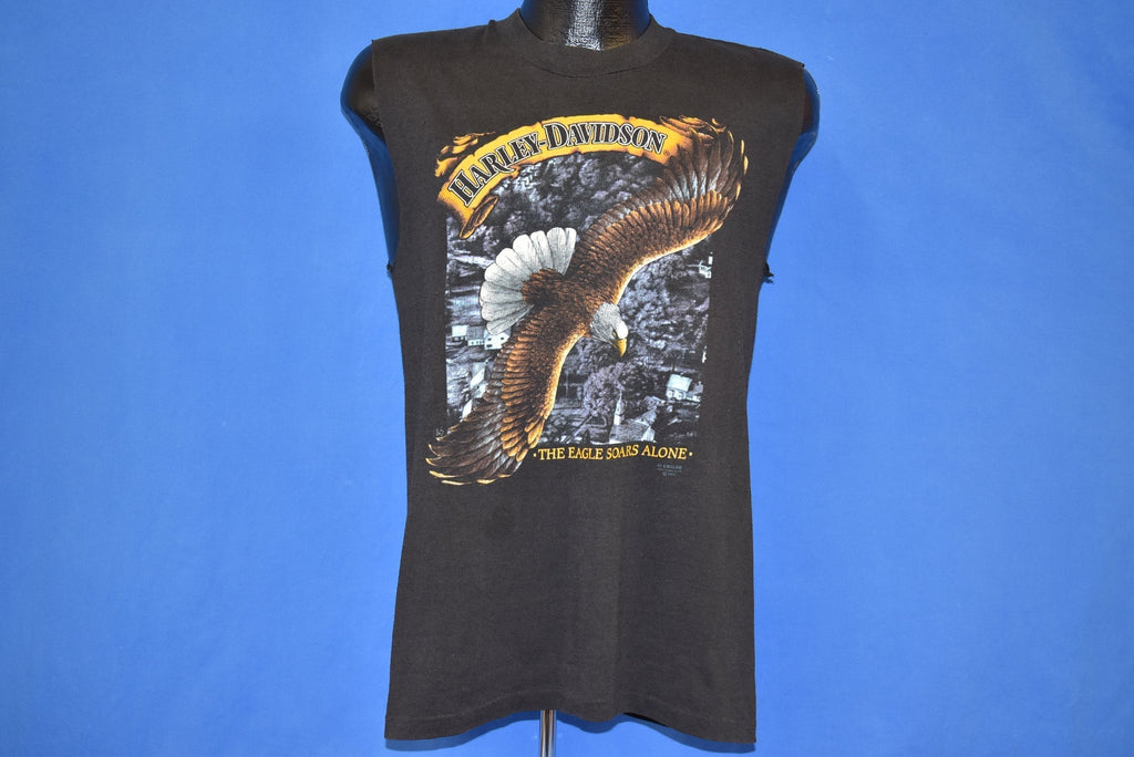 80s Harley Davidson The Eagle Soars Alone t-shirt Medium product image 2