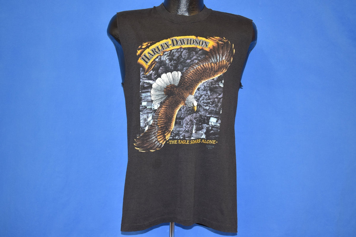 80s Harley Davidson The Eagle Soars Alone t-shirt Medium product image 2