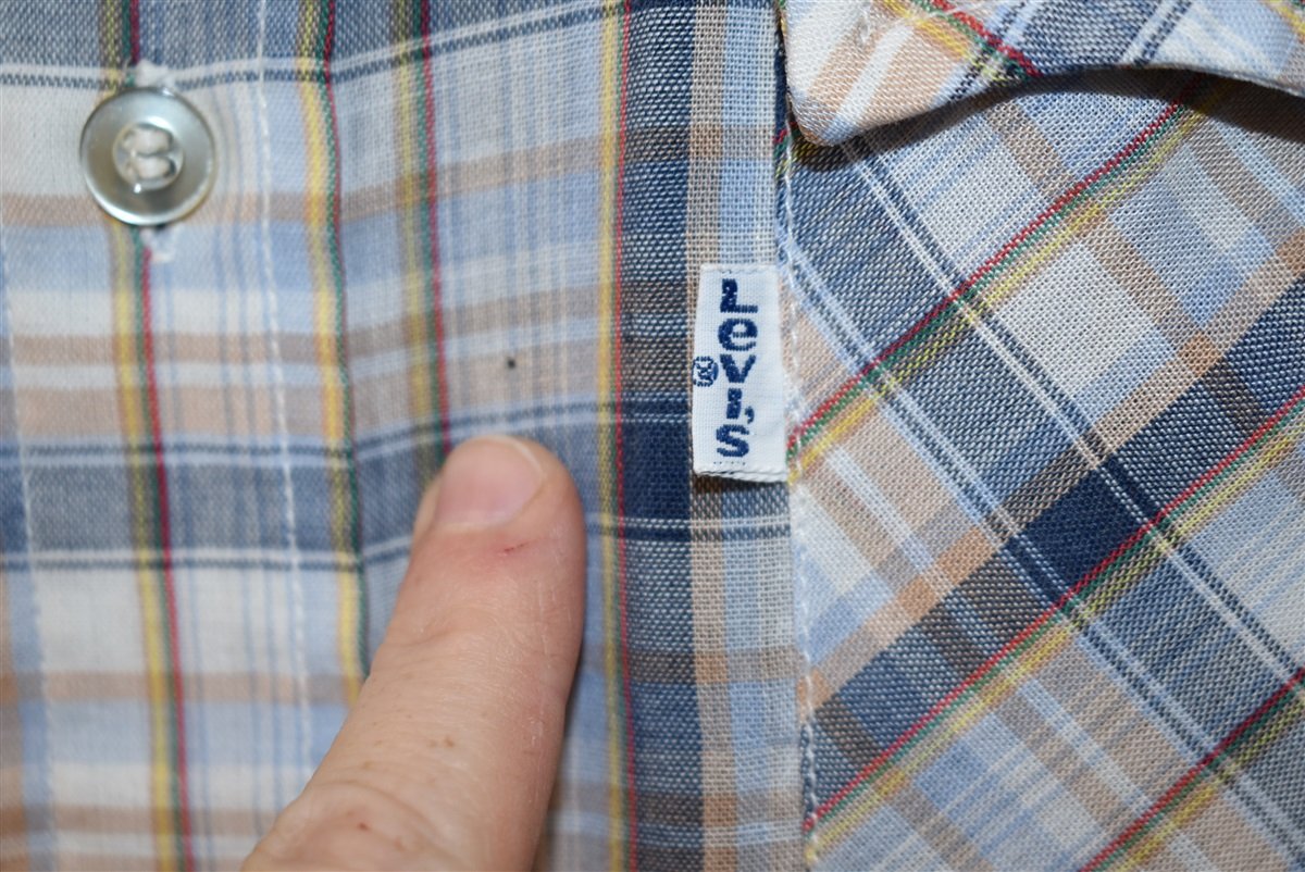 80s Levi's Plaid 1980 Olympic Games Button Down Shirt Large product image 3