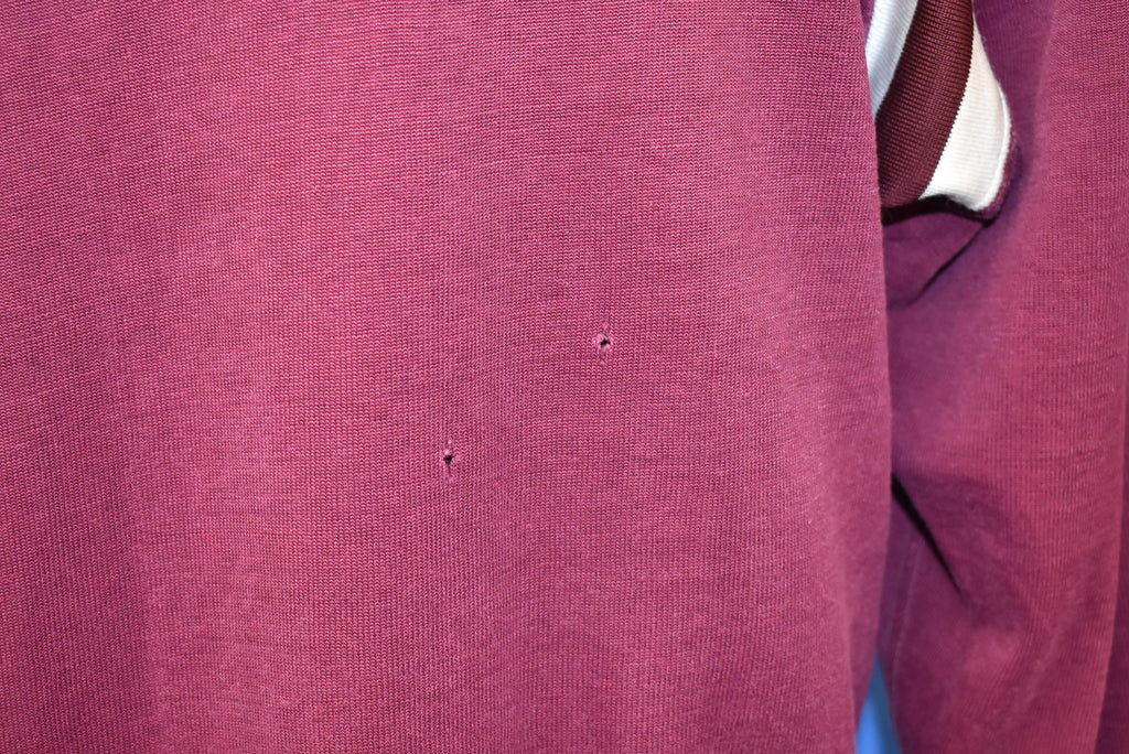50s Southern Athletic Maroon And White Pull Over Sweatshirt product image 8