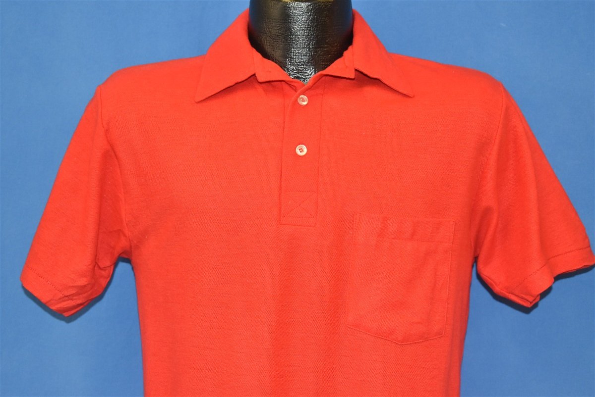 90s Blank Red Golf Polo Shirt Small product image 1