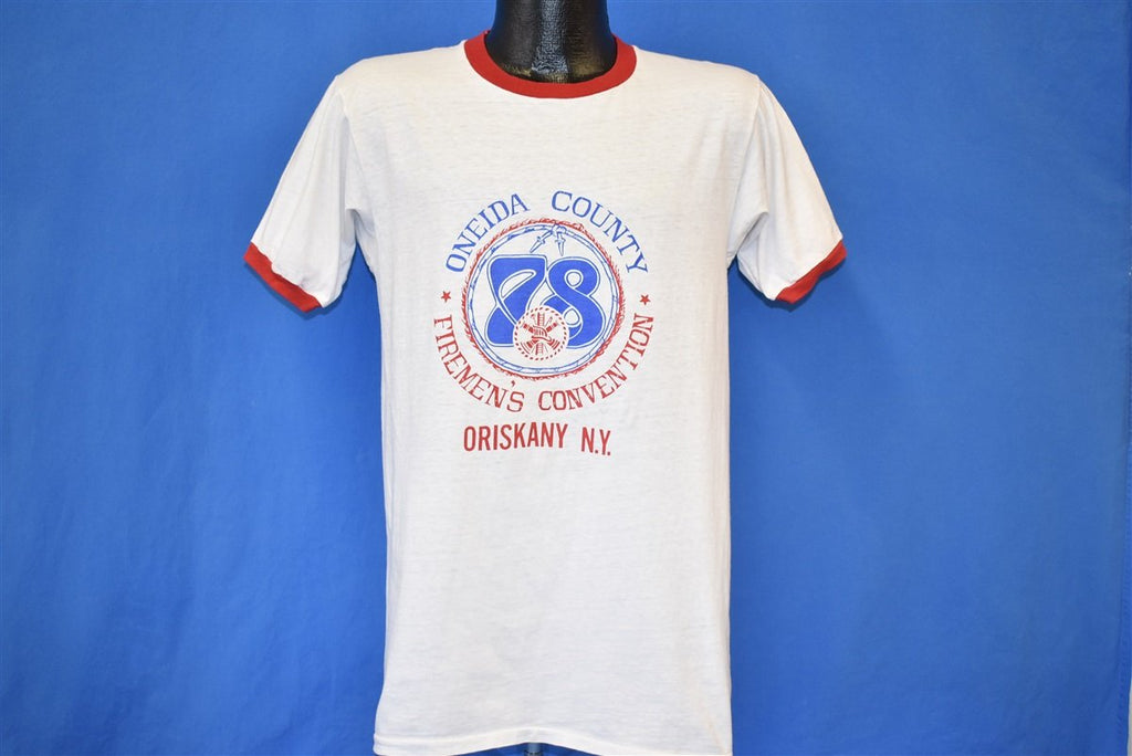 70s Oneida County Fireman's Convention t-shirt Medium product image 2