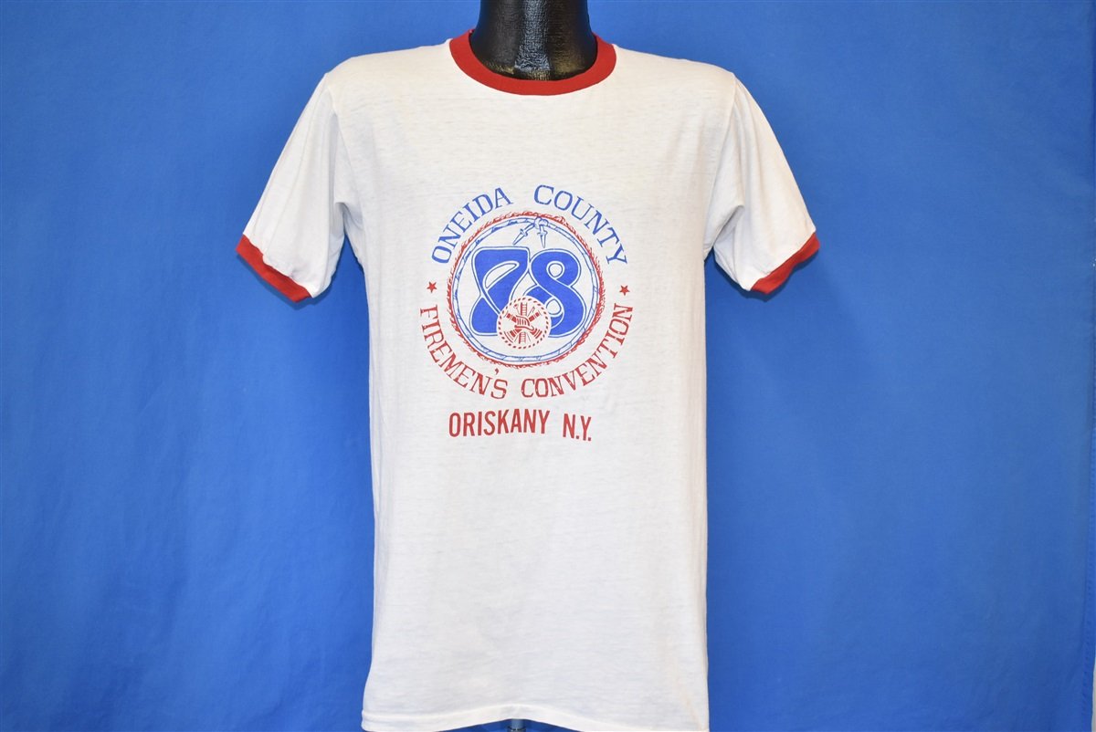 70s Oneida County Fireman's Convention t-shirt Medium product image 2