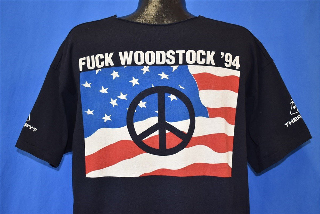 90s Therapy? F@#$ Woodstock 94 2-Sided t-shirt Extra Large product image 5