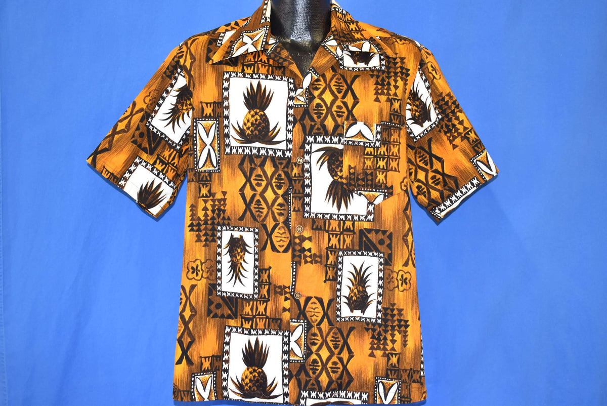 70s Tohiki Pineapple Aloha Hawaiian Shirt Large product image 2