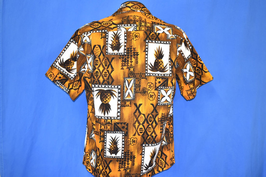 70s Tohiki Pineapple Aloha Hawaiian Shirt Large product image 3