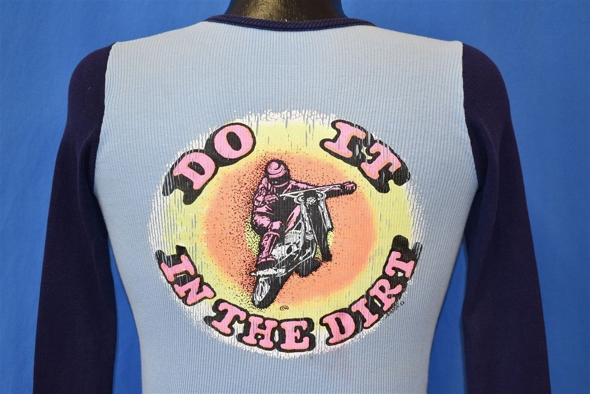 70s Motocross Bike Rib Knit t-shirt Extra Small product image 3