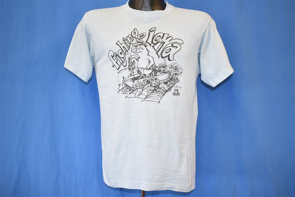 80s Fishing Iowa Cartoon t-shirt Medium product image 2