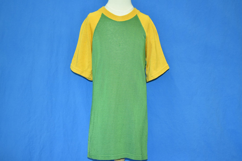 60s Green & Yellow Jersey t-shirt Youth Medium product image 5