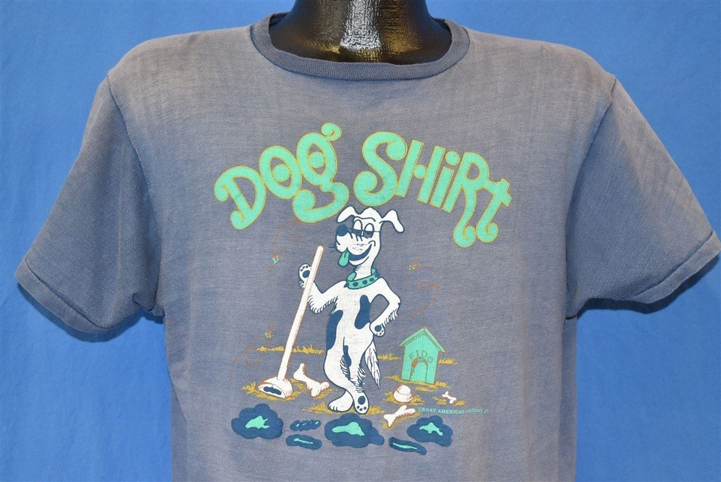 70s Dog Shirt Distressed t-shirt Large product image 1