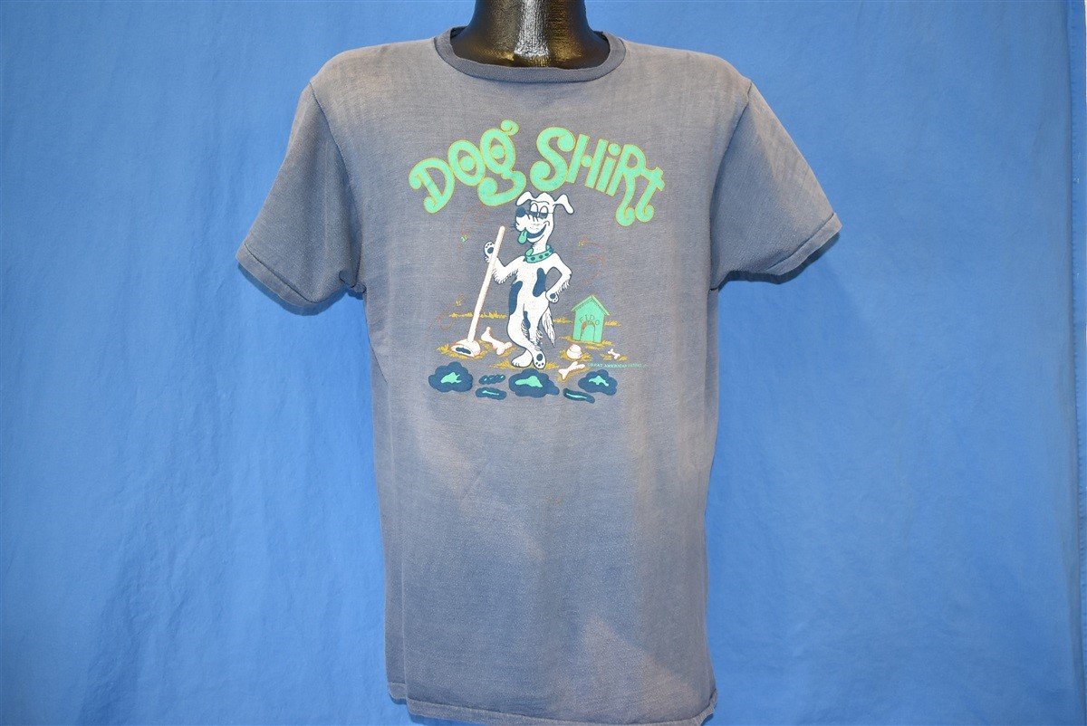 70s Dog Shirt Distressed t-shirt Large product image 2