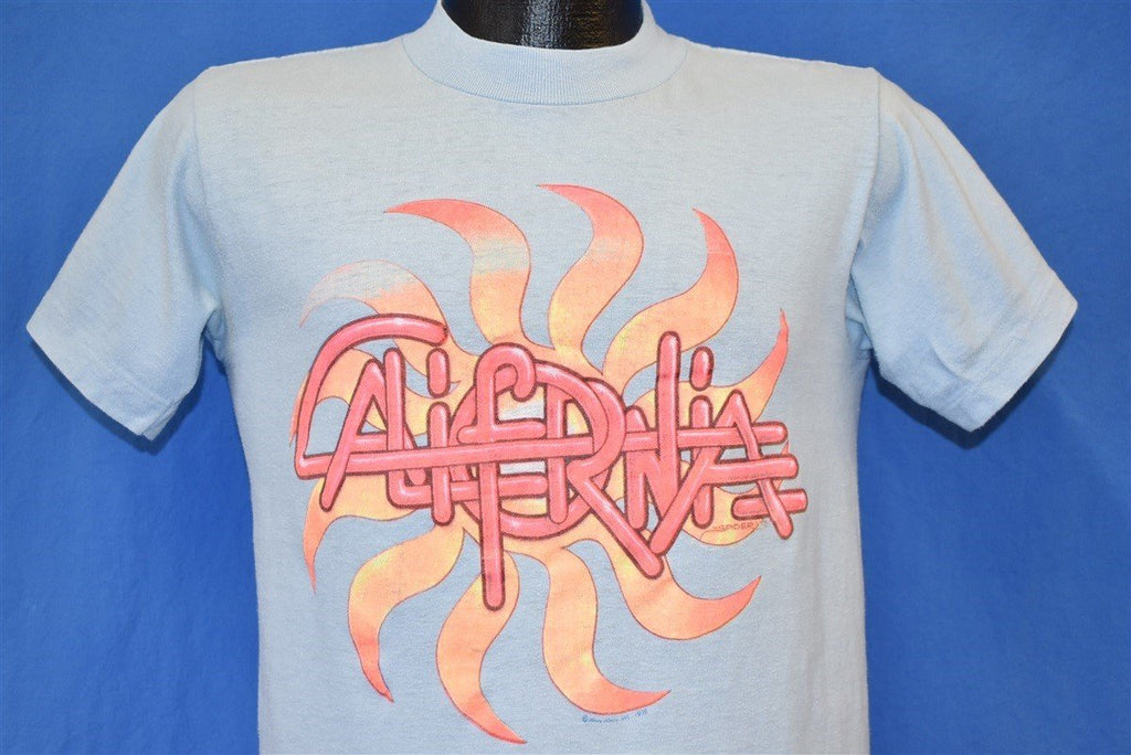 70s California Sun Twisted Neon Letters t-shirt Small product image 1