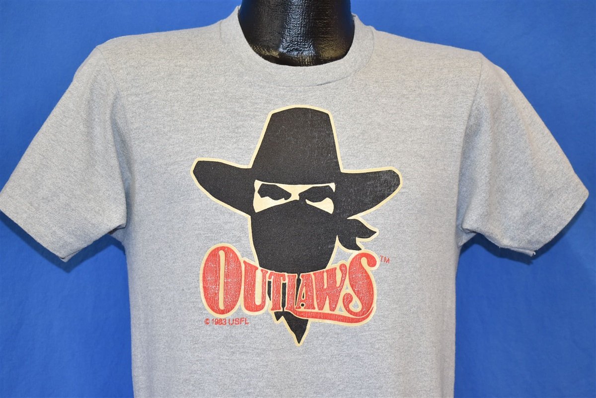 80s Oklahoma Arizona Outlaws USFL Football t-shirt Medium product image 1