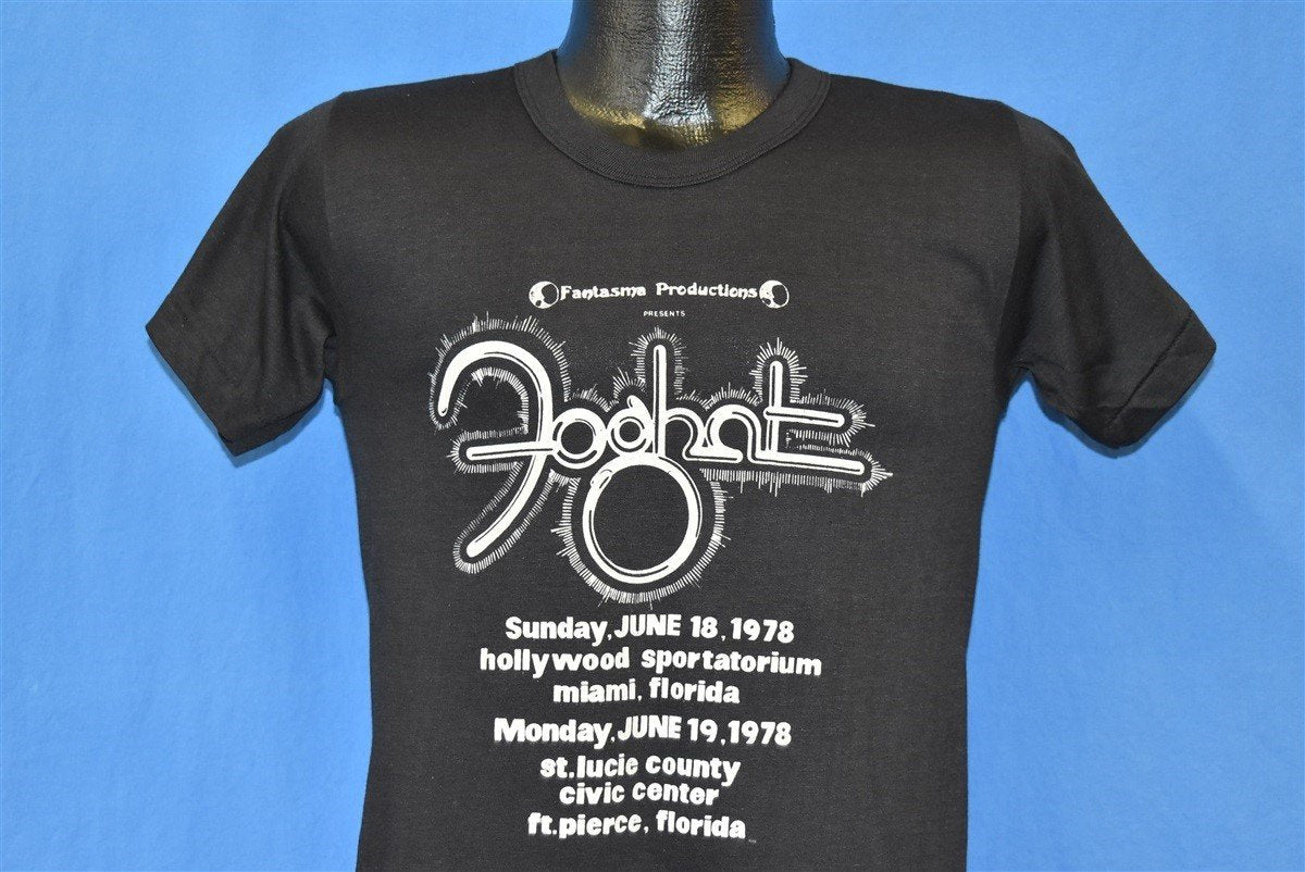 70s Foghat Miami & Ft. Pierce FL 1978 Tour t-shirt Small product image 1