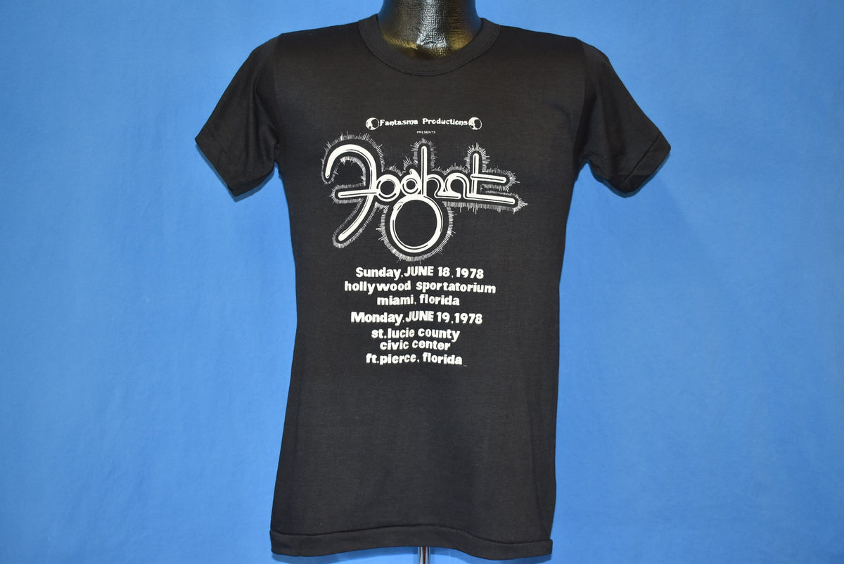 70s Foghat Miami & Ft. Pierce FL 1978 Tour t-shirt Small product image 5