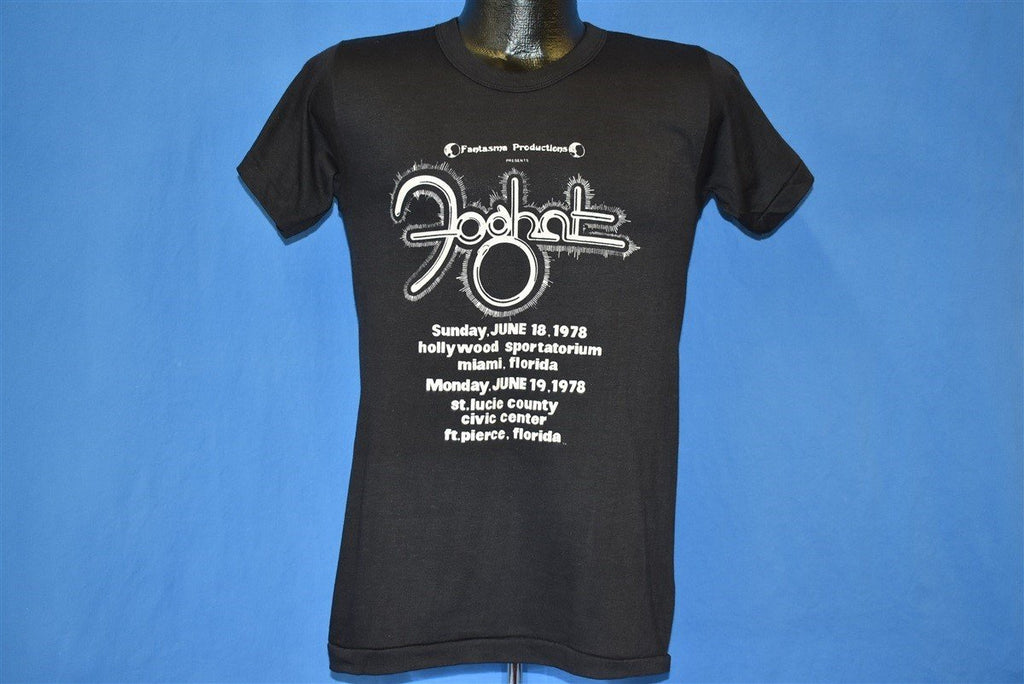 70s Foghat Miami & Ft. Pierce FL 1978 Tour t-shirt Small product image 2