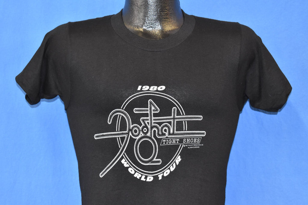 80s Foghat Tight Shoes World Tour t-shirt Extra Small