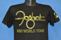 80s Foghat 1980 Tour Midwest Sound Exchange t-shirt Small product image 1