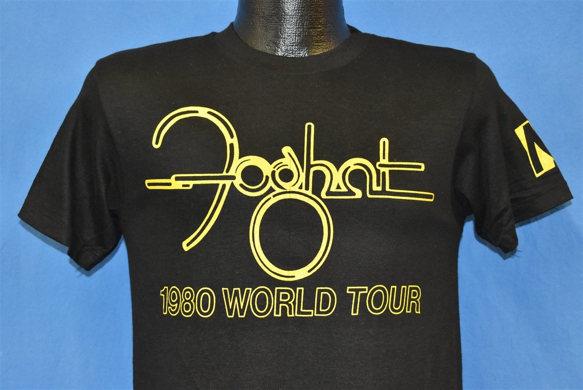80s Foghat 1980 Tour Midwest Sound Exchange t-shirt Small product image 1